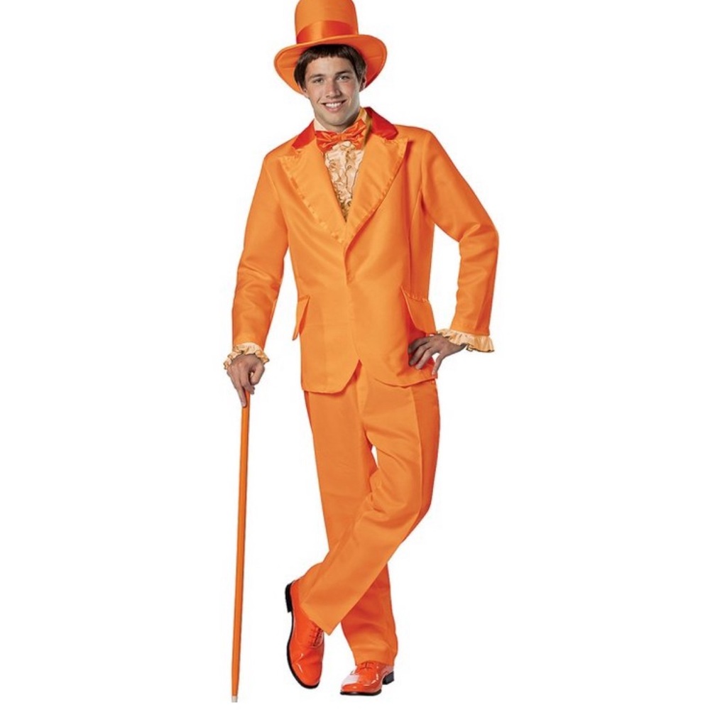 Men’s Dumb and Dumber Orange Suit Costume